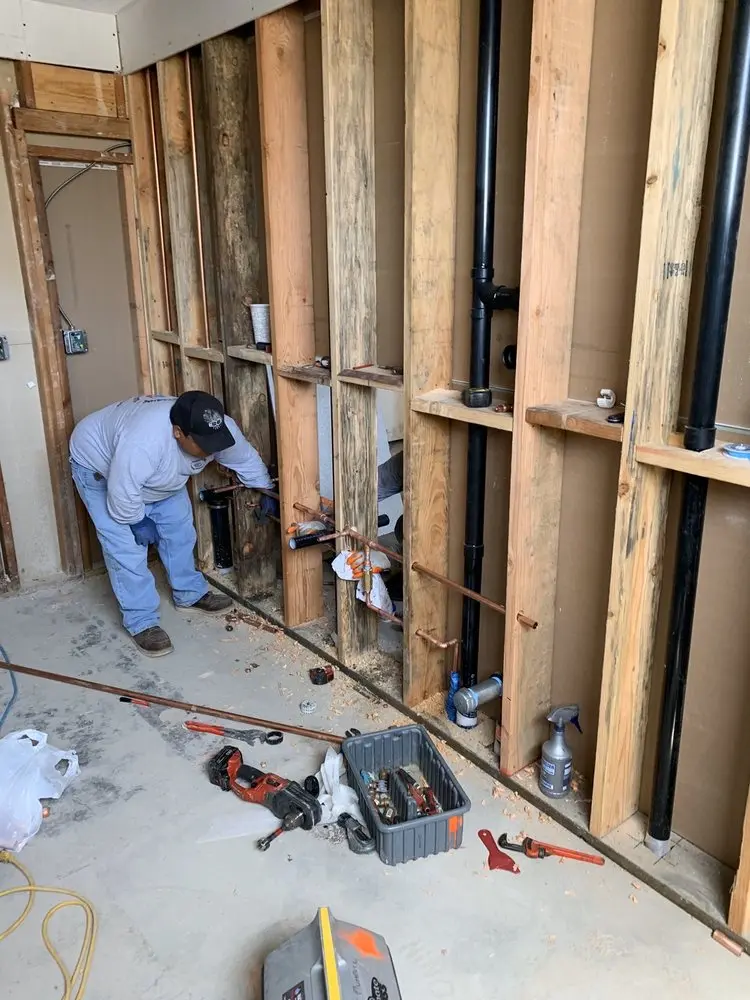 Commercial rough-in plumbing for Gas Line Repair in Stockington